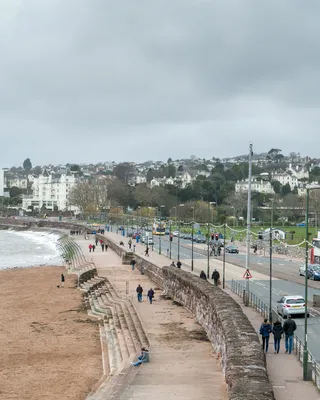 托基，英国，西南部，普罗马纳德，海边，英国，格雷斯基，假日