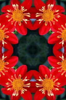 背景，花卉，花卉，红色，万花筒，大丽花，开花植物，花瓣