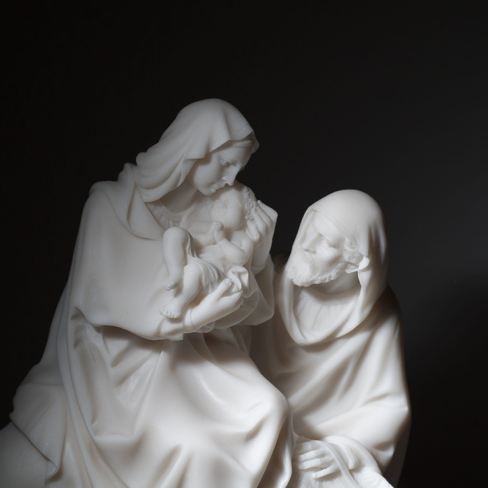 宗教、天主教、神圣家庭、雕像、玛丽、耶稣、约瑟夫、基督