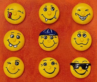 表情饰品，红色，表面，微笑，大笑，手工，自制