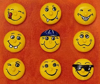 表情饰品，红色，表面，微笑，大笑，手工，自制