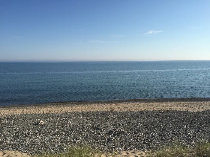 水、岩石、海岸、沙滩、海滩、湖泊、苏必利尔、蓝色