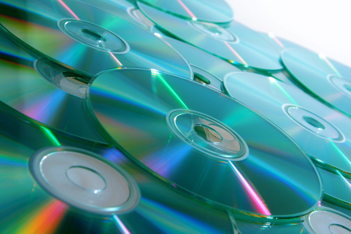 空白、蓝色、cd、数据、磁盘、dvd、塑料、studio快照