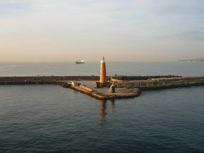 灯塔, 那不勒斯, 端口, 水, 海港入口, 海, 海洋, 灯塔