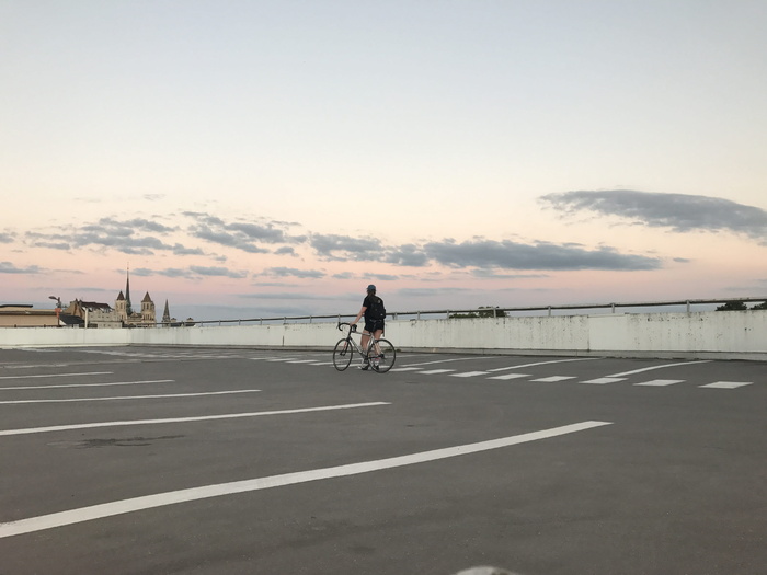 法国, 第戎, 日落, 春天, 自行车, Fixie, 日出, 女孩