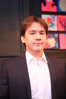 英俊，年轻，商人，男人，人，坐着，商人