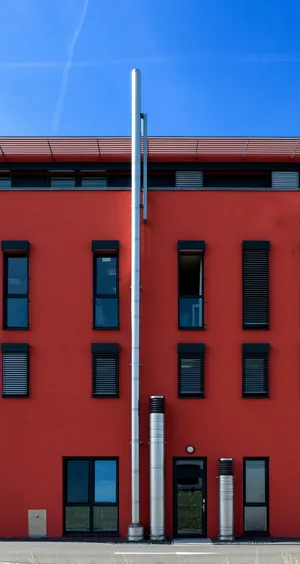 医生之家，正面，建筑，建筑，家庭，现代，玻璃，城市