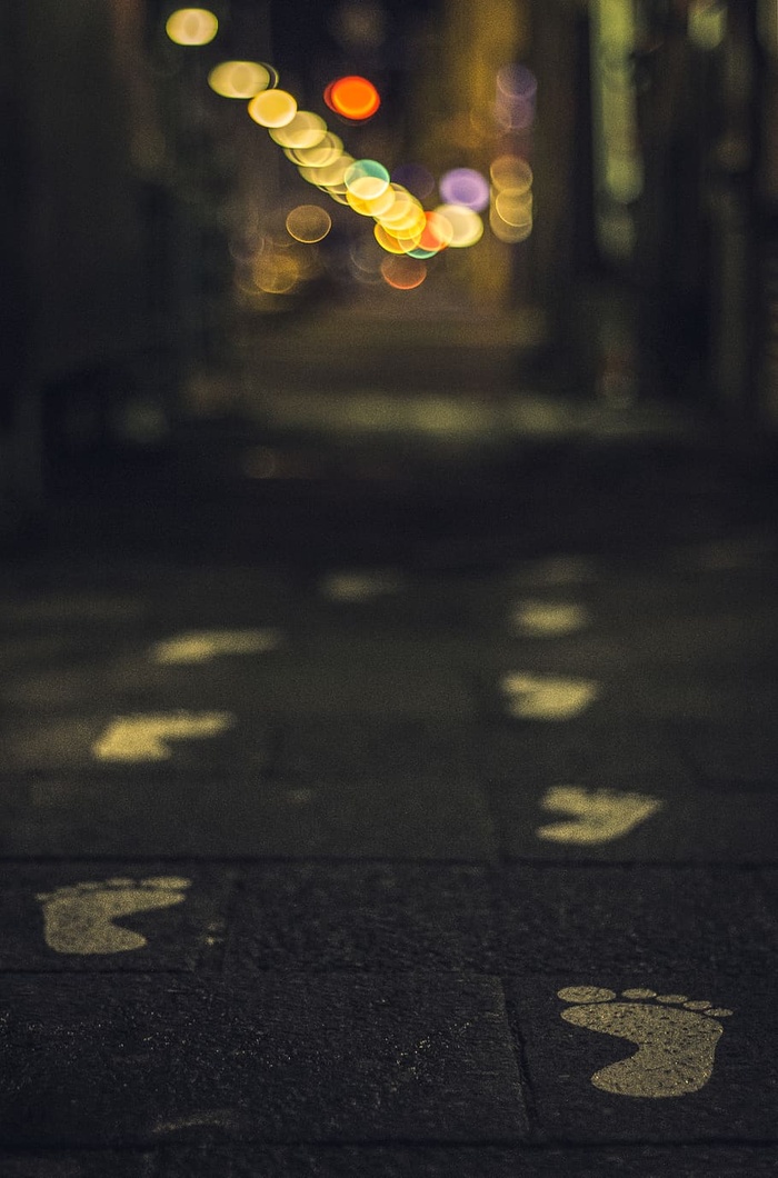 德国，慕尼黑，足迹，灯光，街道，城市，脚，静物