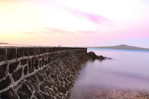 奥克兰, 使命湾, 黄昏, 天空, 水, 海, 风景-自然, 日落 奥克兰, 使命湾, 黄昏, 天空, 水, 海, 风景-自然, 日落