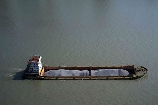 棕色货船，棕色，邮轮，轮船，海洋，海洋，水，运输