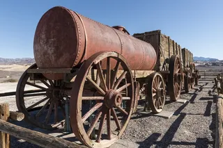 硼砂，马车，死亡谷，沙漠，加利福尼亚，景观，交通，历史