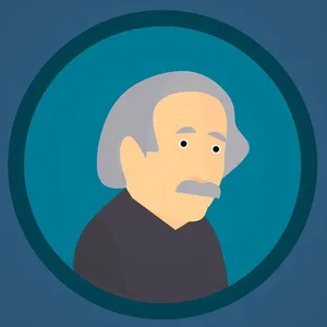 阿尔伯特·爱因斯坦的插图。