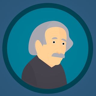 阿尔伯特·爱因斯坦的插图。