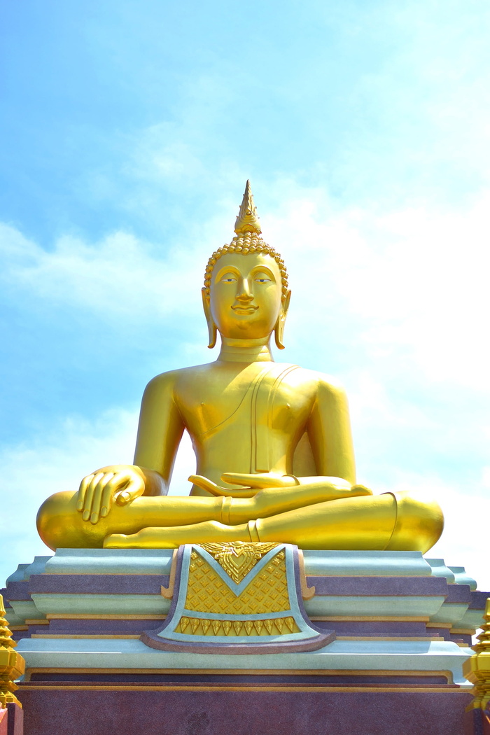 架构, 亚洲, 相信, 佛, 佛教, 文化, 黄金