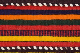 彩色条纹纺织品，红色，蓝色，橙色，纺织品，原材料，彩色，质地，红色