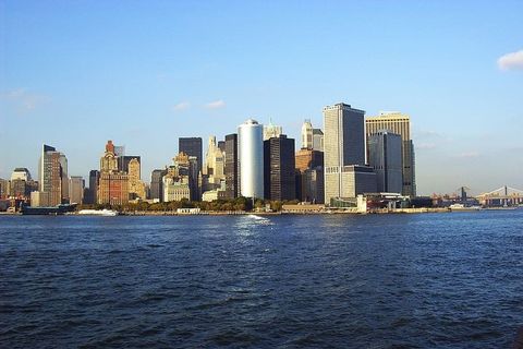 美国，曼哈顿，纽约，纽约，纽约，纽约，纽约市，城市，天际线