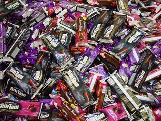 饼干，巧克力，小包，无尽的，蛋糕，甜点，饮料，食物