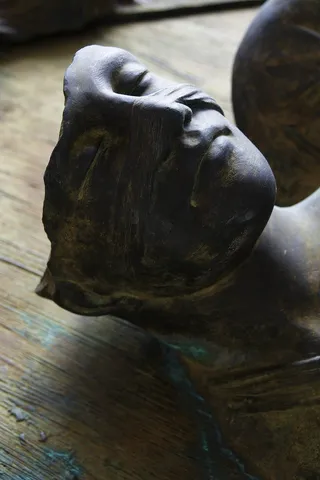 雕塑，教堂，门，入口，脸，天使，艺术和工艺，雕像