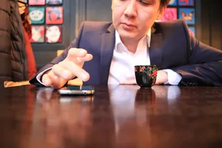 帅哥，咖啡馆，年轻人，商人，男人，人，生意