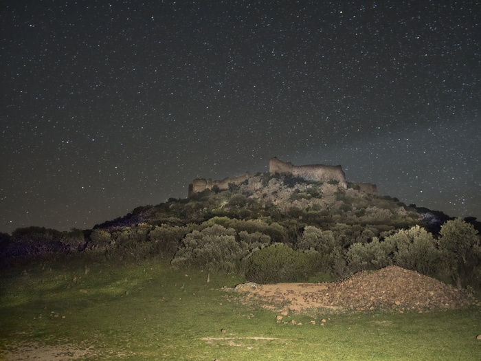 城堡，卡拉特拉瓦，新，天空，星星-空间，自然之美，风景-自然，空间