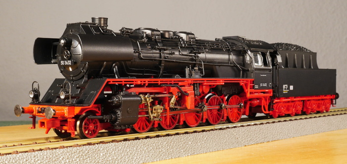 铁路模型，h0标度，蒸汽机车，einheitslok，rekolok，dr，br50，br 50