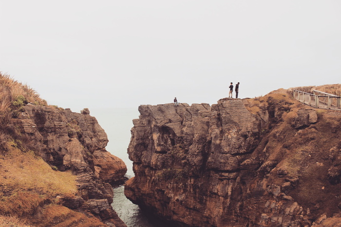 新西兰，punakaiki，岩石，煎饼，新西兰，西海岸，岩石-物体，固体
