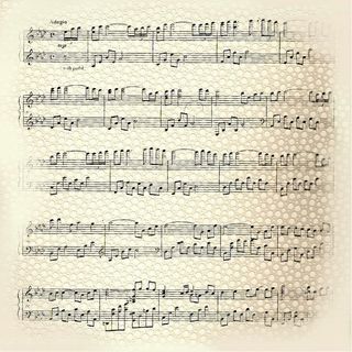 黑色音符、音乐、纸张、背景、设计、音乐、符号、音符