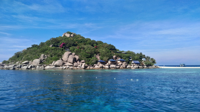 koh nang yuan，岛，泰国，南海，海，水，蓝色，游泳池