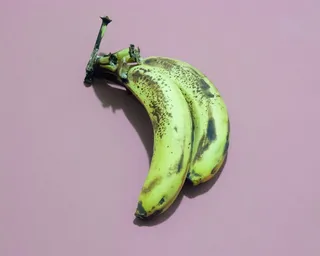 水果，香蕉，植物，食物，香蕉，双，双，蓝莓