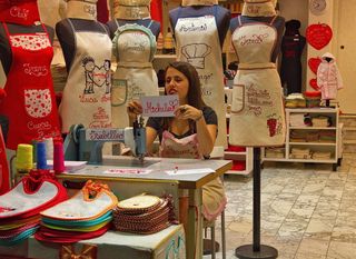 女裁缝、裁缝、缝纫、工艺、面料、线、纺织品、设计