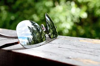 太阳镜，微距，反射，波基，夏季，木质材料，选择性聚焦，桌面