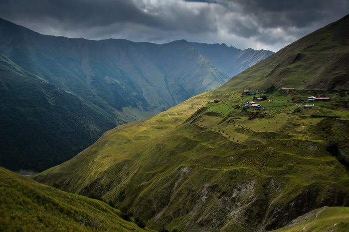 草，风景，山，自然，户外，风景，风景，山谷