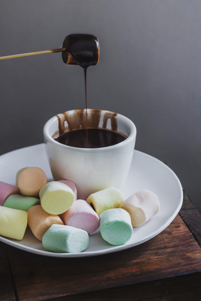 菲律宾，奎松市，棉花糖，巧克力，喷泉，糖果，食品和饮料，食品