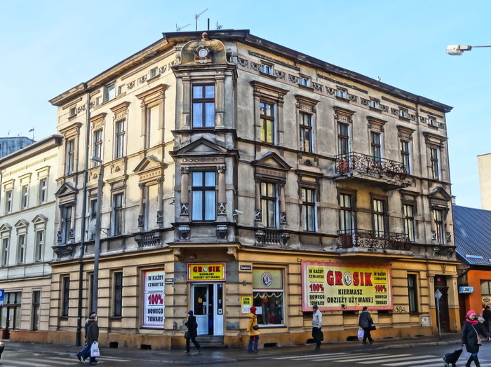 sienkiewicza，bydgoszcz，窗户，建筑，外观，建筑，立面，历史