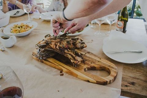 食物，厨师，复活节，烤肉，男人，小伙子，烹饪，羊肉