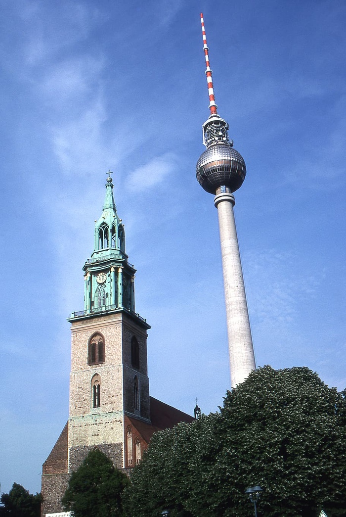 德国，柏林，建筑，建筑外部，建筑结构，建筑，塔，天空
