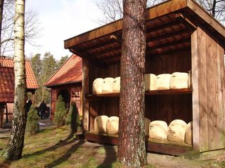 蜂箱，梳子，蜜蜂，蜂箱，建筑，建筑结构，木质材料，没有人