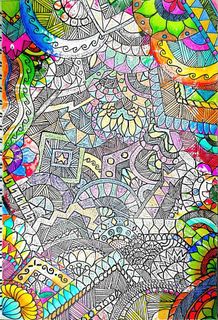 素描，颜色，白色，尼禄，褪色，不完整，背景，幻想曲