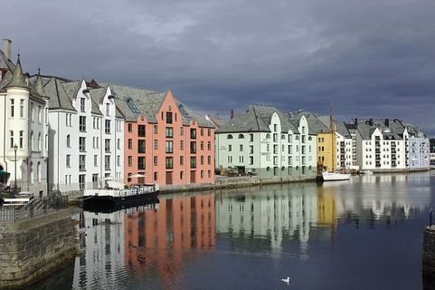 城市，水，建筑，房屋，建筑，运河，城堡，日光