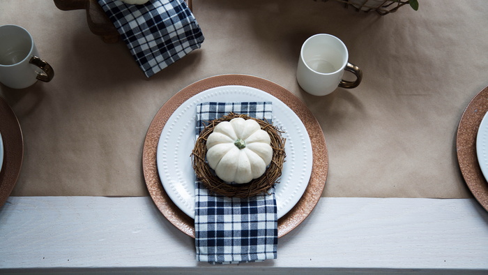 美国、亚特兰大、桌景、南瓜、白色、鸟巢、家、秋天