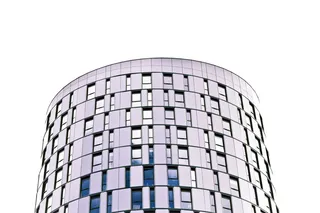 建筑，未来，斯塔克，未来派，玻璃，现代，高大，白色