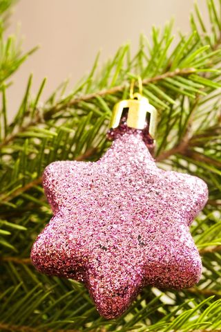 背景, 球, 摆设, 蓝色, 模糊, 光明, 庆祝活动, 圣诞节