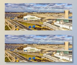 全景、旅游、户外、建筑、城市、机场、交通、费城