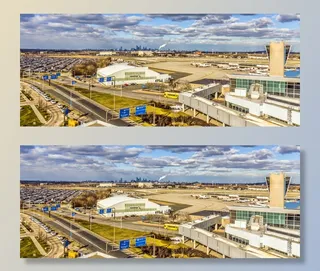 全景、旅游、户外、建筑、城市、机场、交通、费城