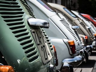 各种颜色, 大众汽车, 甲壳虫, 轿跑车, 公园, 停车, 地区, 座位