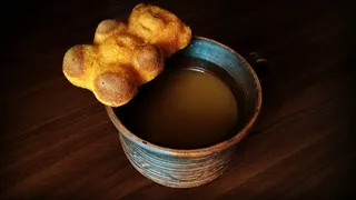 咖啡、杯子、粘土、海绵蛋糕、早餐、巴尼、食品和饮料、食品