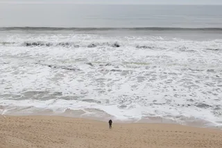 半月湾, 海滩, 海岸, 波浪, 潮汐, 海, 土地, 水