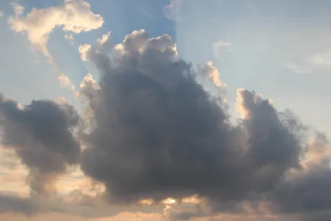 云，太阳，阳光，雷雨，天空，大气，云的形状，光