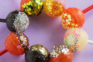 分类、糖果、童年、圆形、特写、颜色、彩色、五彩纸屑