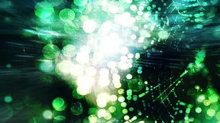蜘蛛网, 光, 绿色, 蓝色, 闪亮, 绿色, 蓝色, 白色, 颜色